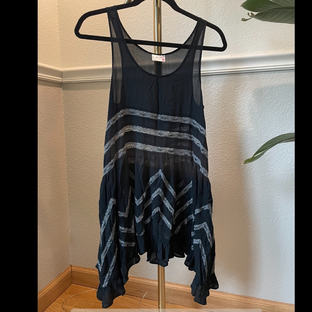 Free people trapeze slip dress